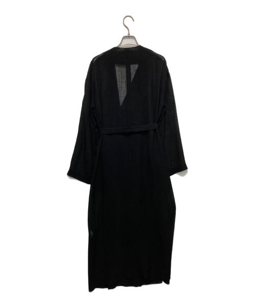 RIM.ARK（リムアーク）RIM.ARK (リムアーク) Front lapel summer gown ブラック サイズ:FREEの古着・服飾アイテム