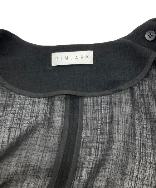 RIM.ARK（リムアーク）RIM.ARK (リムアーク) Front lapel summer gown ブラック サイズ:FREEの古着・服飾アイテム