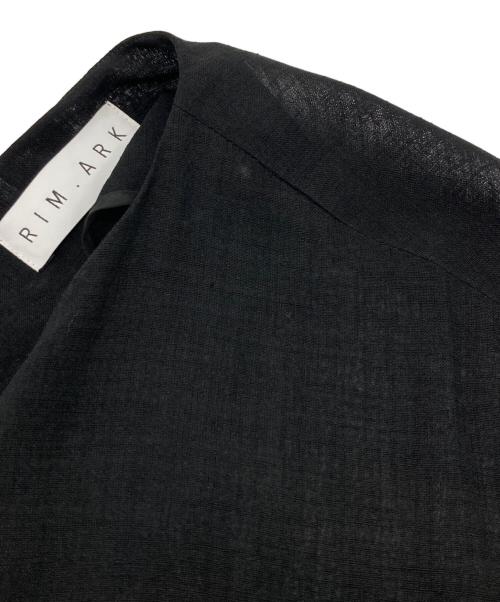 RIM.ARK（リムアーク）RIM.ARK (リムアーク) Front lapel summer gown ブラック サイズ:FREEの古着・服飾アイテム