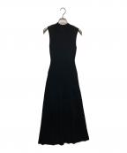 anuansアニュアンス）の古着「セミマーメイドニットワンピース」｜ブラック