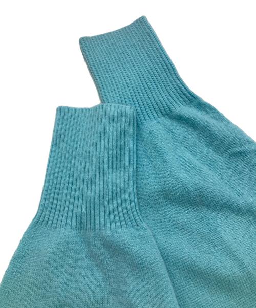 green label relaxing（グリーンレーベルリラクシング）green label relaxing (グリーンレーベルリラクシング) カシミヤ クルーネックニットプルオーバー ブルー サイズ:ーの古着・服飾アイテム