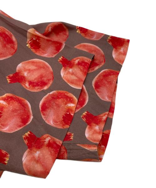 FTC（エフティーシー）FTC (エフティーシー) POMEGRANATE RAYON SHIRT ブラウン サイズ:Ｌの古着・服飾アイテム