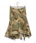 JUNYA WATANABE COMME des GARCONS（(ジュンヤワタナベ コムデギャルソン）の古着「迷彩変形スカート」｜カーキ