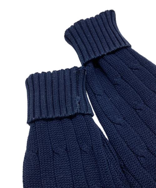 POLO RALPH LAUREN（ポロ・ラルフローレン）POLO RALPH LAUREN (ポロ・ラルフローレン) ケーブルニット ネイビー サイズ:Ｍの古着・服飾アイテム