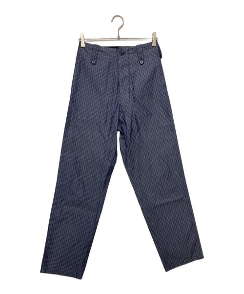 Y's for men（ワイズフォーメン）Y's for men (ワイズフォーメン) チェックパンツ ネイビー サイズ:Sの古着・服飾アイテム