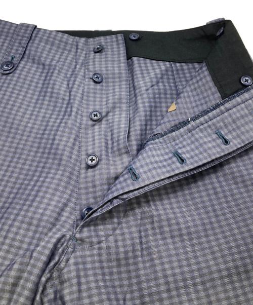 Y's for men（ワイズフォーメン）Y's for men (ワイズフォーメン) チェックパンツ ネイビー サイズ:Sの古着・服飾アイテム