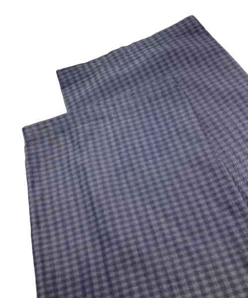 Y's for men（ワイズフォーメン）Y's for men (ワイズフォーメン) チェックパンツ ネイビー サイズ:Sの古着・服飾アイテム