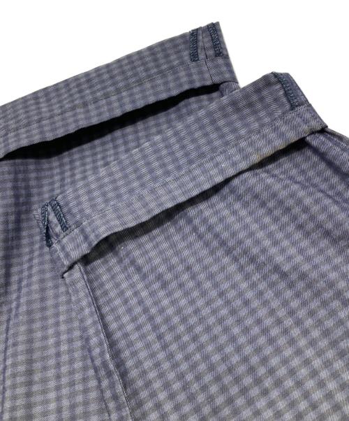 Y's for men（ワイズフォーメン）Y's for men (ワイズフォーメン) チェックパンツ ネイビー サイズ:Sの古着・服飾アイテム