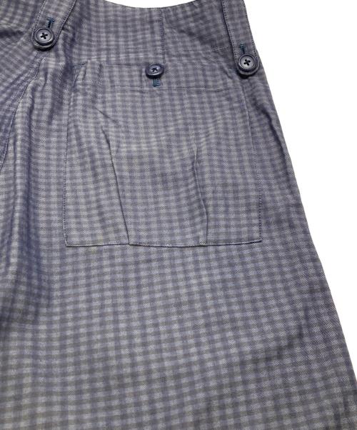 Y's for men（ワイズフォーメン）Y's for men (ワイズフォーメン) チェックパンツ ネイビー サイズ:Sの古着・服飾アイテム