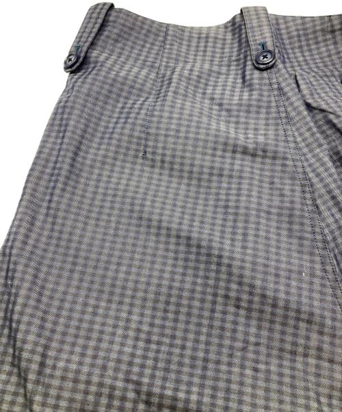 Y's for men（ワイズフォーメン）Y's for men (ワイズフォーメン) チェックパンツ ネイビー サイズ:Sの古着・服飾アイテム