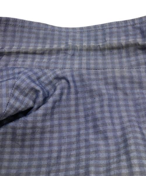 Y's for men（ワイズフォーメン）Y's for men (ワイズフォーメン) 80s チェックダブルジャケット ネイビー サイズ:Mの古着・服飾アイテム