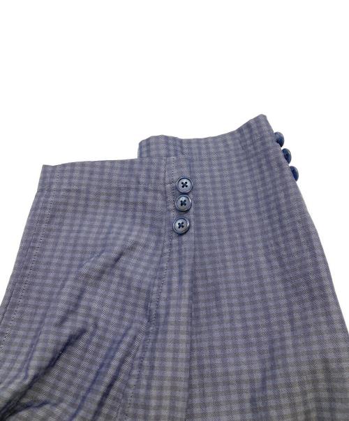 Y's for men（ワイズフォーメン）Y's for men (ワイズフォーメン) 80s チェックダブルジャケット ネイビー サイズ:Mの古着・服飾アイテム