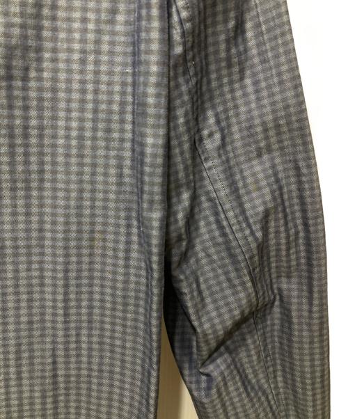 Y's for men（ワイズフォーメン）Y's for men (ワイズフォーメン) 80s チェックダブルジャケット ネイビー サイズ:Mの古着・服飾アイテム