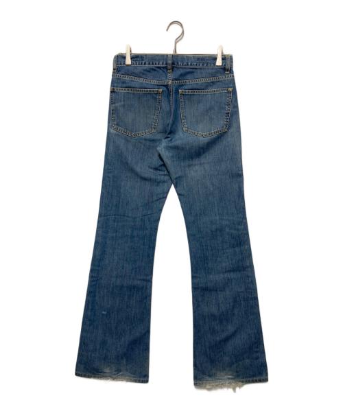 MIU MIU（ミュウミュウ）MIU MIU (ミュウミュウ) ブーツカットデニムパンツ インディゴ サイズ:29の古着・服飾アイテム