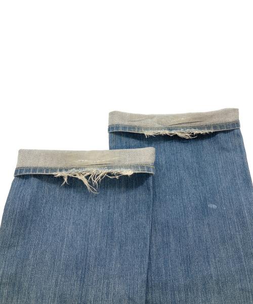 MIU MIU（ミュウミュウ）MIU MIU (ミュウミュウ) ブーツカットデニムパンツ インディゴ サイズ:29の古着・服飾アイテム