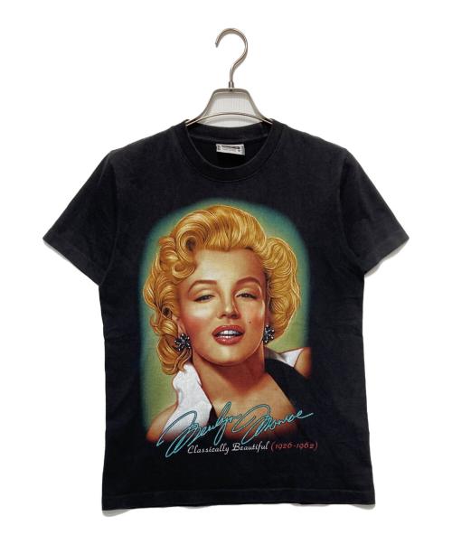 Marilyn Monroe（マリリンモンロー）Marilyn Monroe (マリリンモンロー) ヴィンテージプリントTシャツ ブラック サイズ:Ｍの古着・服飾アイテム