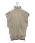 FUMIE=TANAKA (フミエタナカ) ハーフジップスウェットベスト ベージュ サイズ:2：3500円