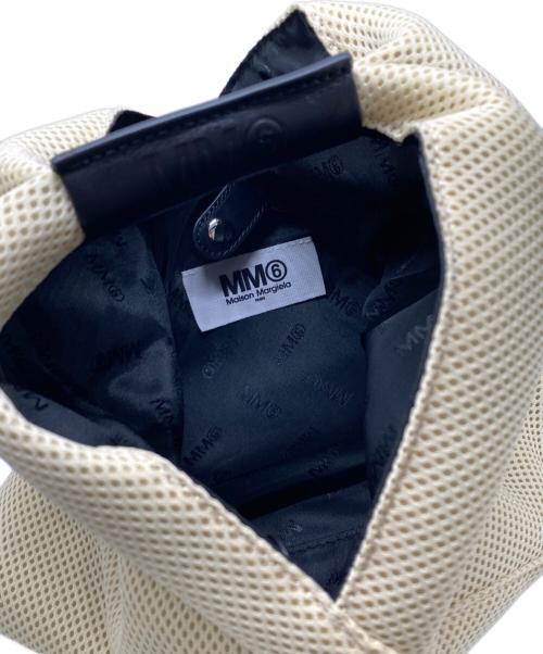 MM6 Maison Margiela（エムエムシックスメゾンマルジェラ）MM6 Maison Margiela (エムエムシックスメゾンマルジェラ) メッシュジャパニーズトートバッグ ベージュ サイズ:UNIの古着・服飾アイテム