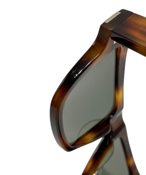 Saint Laurent Paris（サンローランパリ）Saint Laurent Paris (サンローランパリ) スクエアフレーム サングラス ブラウン サイズ:51□19-145の古着・服飾アイテム