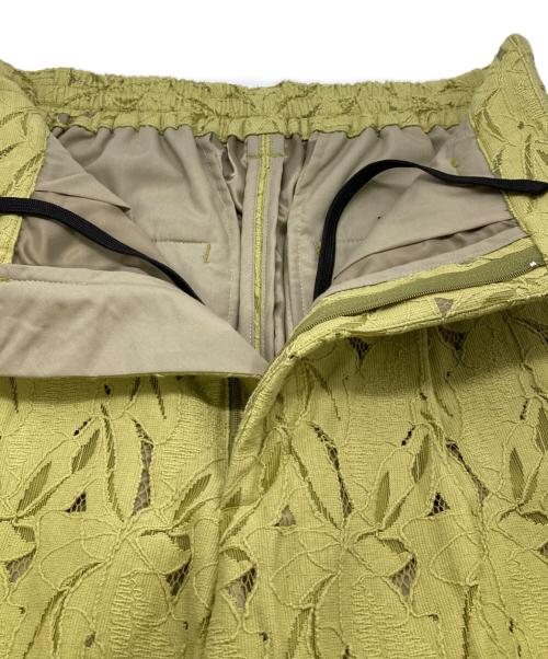 MAISON SPECIAL（メゾンスペシャル）MAISON SPECIAL (メゾンスペシャル) リーフレースイージーパンツ グリーン サイズ:01の古着・服飾アイテム