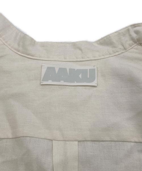 AAKU（アアク）AAKU (アアク) レースデザインシャツ アイボリー サイズ:-の古着・服飾アイテム