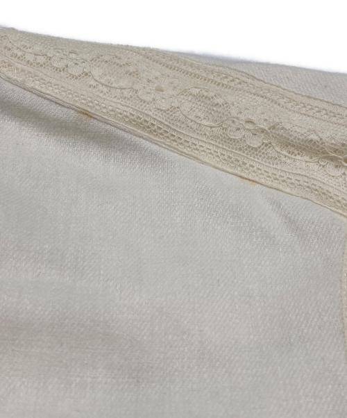 AAKU（アアク）AAKU (アアク) レースデザインシャツ アイボリー サイズ:-の古着・服飾アイテム