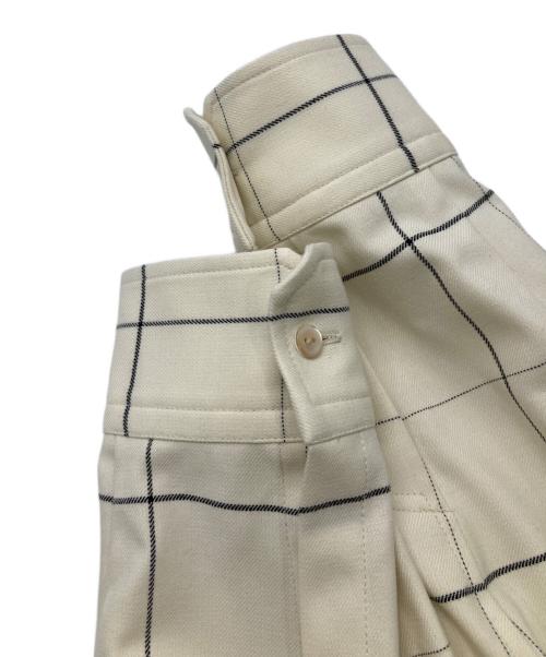 CULLNI（クルニ）CULLNI (クルニ) Window pane Check Stand Collar Shirts ホワイト×ブラック サイズ:1の古着・服飾アイテム