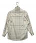 CULLNI (クルニ) Window pane Check Stand Collar Shirts ホワイト×ブラック サイズ:1：8000円