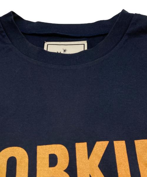 MIHARA YASUHIRO（ミハラヤスヒロ）MIHARA YASUHIRO (ミハラヤスヒロ) スカーフデザインtシャツ ネイビー サイズ:44の古着・服飾アイテム