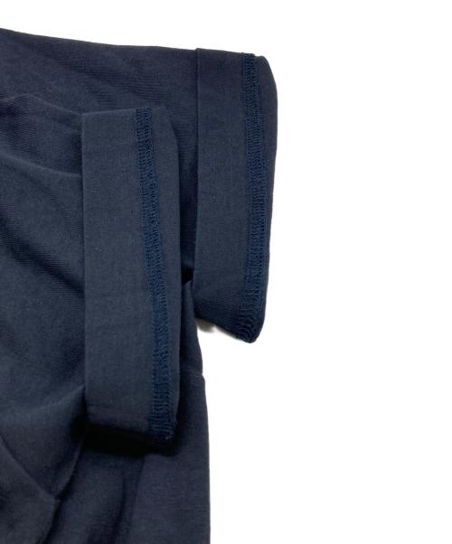 MIHARA YASUHIRO（ミハラヤスヒロ）MIHARA YASUHIRO (ミハラヤスヒロ) スカーフデザインtシャツ ネイビー サイズ:44の古着・服飾アイテム