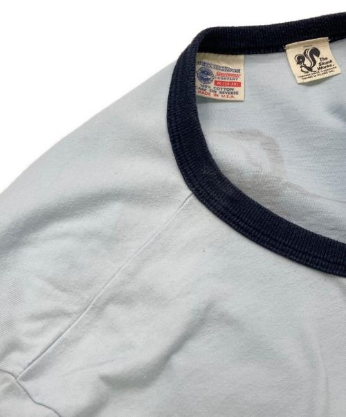 BUZZ RICKSON'S（バズリクソンズ）BUZZ RICKSON'S (バズリクソンズ) THE SKUNK WORKS (ザスカンクワークス) リンガーtシャツ スカイブルー サイズ:Ｍの古着・服飾アイテム