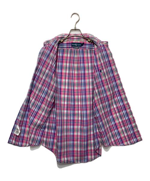 RALPH LAUREN（ラルフローレン）RALPH LAUREN (ラルフローレン) チェックシャツ ピンク サイズ:Ｍの古着・服飾アイテム