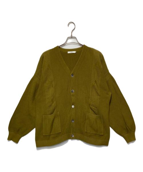 yashiki（ヤシキ）yashiki (ヤシキ) Konome Cardigan グリーン サイズ:2の古着・服飾アイテム