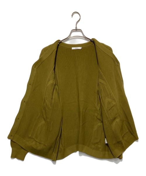 yashiki（ヤシキ）yashiki (ヤシキ) Konome Cardigan グリーン サイズ:2の古着・服飾アイテム