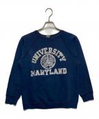 Championチャンピオン）の古着「60s ラグランスウェット」｜ネイビー