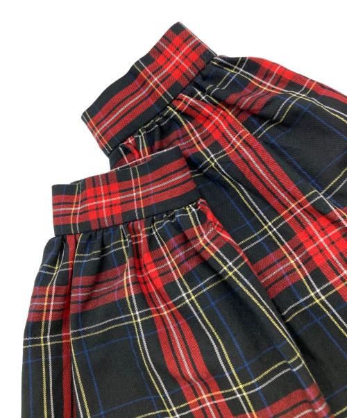 To b. by agnes b.（トゥービー バイ アニエスベー）To b. by agnes b. (トゥービー バイ アニエスベー) チェックワンピース レッド サイズ:36の古着・服飾アイテム