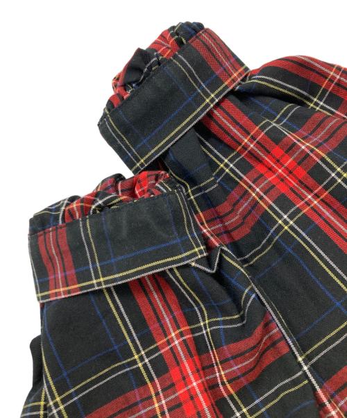 To b. by agnes b.（トゥービー バイ アニエスベー）To b. by agnes b. (トゥービー バイ アニエスベー) チェックワンピース レッド サイズ:36の古着・服飾アイテム