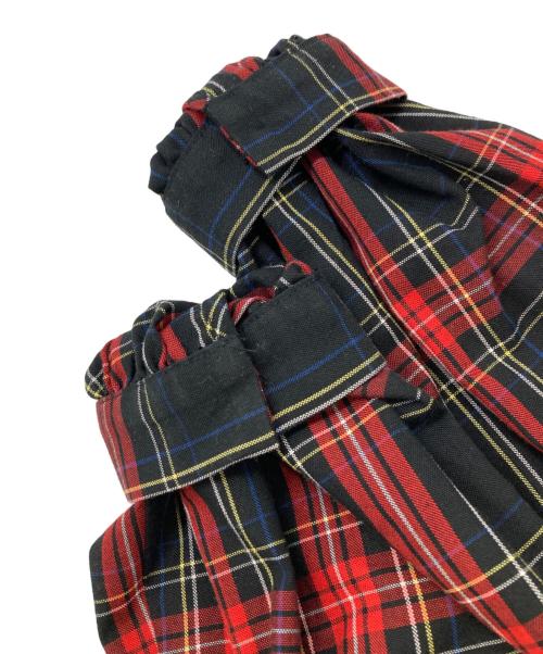 To b. by agnes b.（トゥービー バイ アニエスベー）To b. by agnes b. (トゥービー バイ アニエスベー) チェックワンピース レッド サイズ:36の古着・服飾アイテム