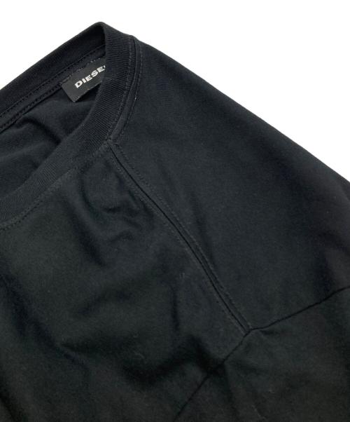 DIESEL（ディーゼル）DIESEL (ディーゼル) プリントTシャツ ブラック サイズ:Ｌの古着・服飾アイテム