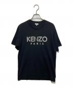 KENZOケンゾー）の古着「ロゴプリントTシャツ」｜ブラック