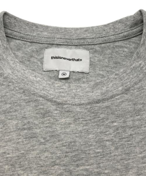 thisisneverthat（ディスイズネバーザット）thisisneverthat (ディスイズネバーザット) T.N.T. Classic HDP Tee グレー サイズ:Ｍの古着・服飾アイテム