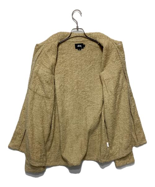 stussy（ステューシー）stussy (ステューシー) Long Terry BDU Shirt JKT ベージュ サイズ:Ｌの古着・服飾アイテム