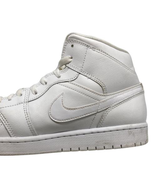 NIKE（ナイキ）NIKE (ナイキ) W AIR JORDAN 1 MID ホワイト サイズ:US12の古着・服飾アイテム