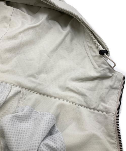 MEN's MELROSE（メンズメルローズ）MEN's MELROSE (メンズメルローズ) ダブルクロスDOTAIR シティユースライトパーカー ホワイト サイズ:4の古着・服飾アイテム