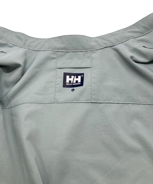 HELLY HANSEN（ヘリーハンセン）HELLY HANSEN (ヘリーハンセン) スカイリムシャツワンピース ブルー サイズ:Lの古着・服飾アイテム