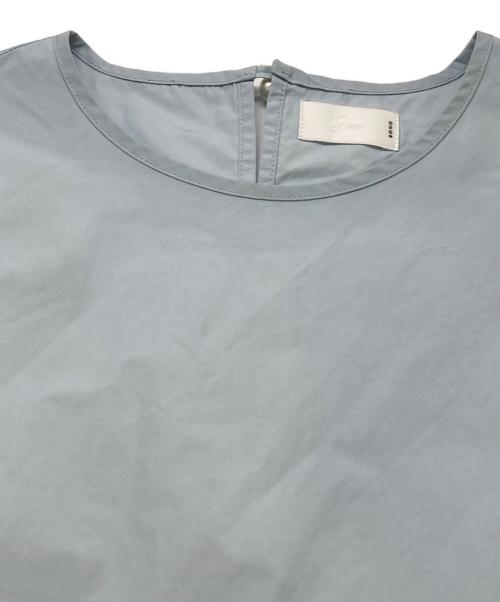 Sono（ソーノ）Sono (ソーノ) 裾フリルブラウス ブルー サイズ:1の古着・服飾アイテム