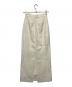CLANE (クラネ) STRAIGHT LONG SKIRT ホワイト：7000円