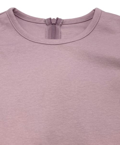 BORDERS at BALCONY（ボーダーズアットバルコニー）BORDERS at BALCONY (ボーダーズアットバルコニー) パフスリーブカットソー ピンク サイズ:36 未使用品の古着・服飾アイテム