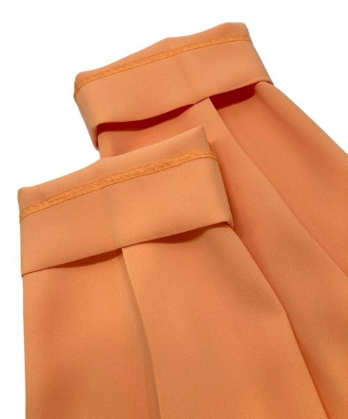 MAISON SPECIAL（メゾンスペシャル）MAISON SPECIAL (メゾンスペシャル) センタータックテーパードパンツ オレンジ サイズ:36 未使用品の古着・服飾アイテム