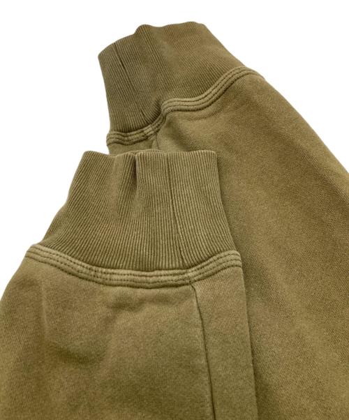 stussy（ステューシー）stussy (ステューシー) Overdyed Stock Logo Mock Neck Sweat オリーブ サイズ:Ｌの古着・服飾アイテム